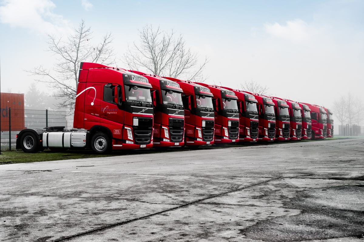 Transport huiftrailers België